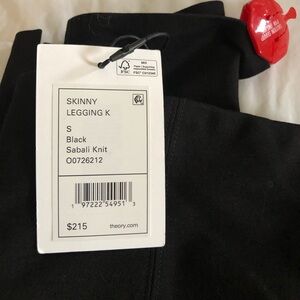 Theory Black Legging Pants